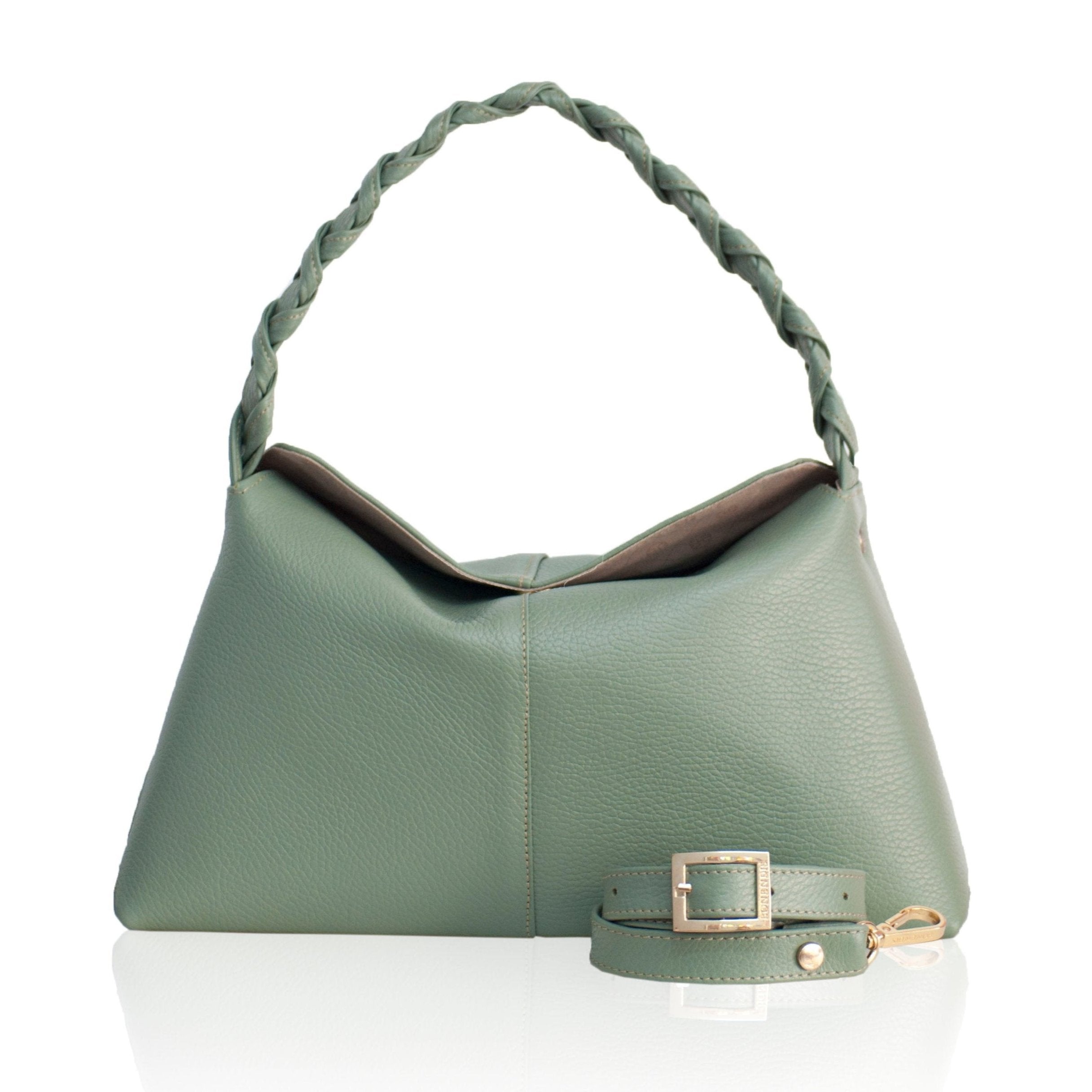 Margot Leather Handbag Mint Bonendis